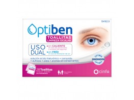 Imagen del producto OPTIBEN TOALLITAS OCULARES USO DUAL 28 U